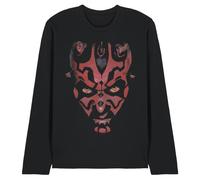(M, Black) Star Wars Unisex Adult Darth Maul Long-Sleeved T-Shirt