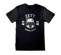 (M, Black) Star Wars Unisex Adult Jango Fett T-Shirt