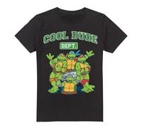 (M, Black) Teenage Mutant Ninja Turtles Mens Cool Dude Department T-Shirt