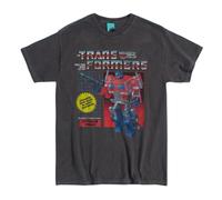 (M, Black) Transformers Unisex Adult Optimus Prime T-Shirt