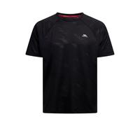 Trespass Men's Trillon Short-Sleeved Jersey in Black | Size: Medium Trespass Black M