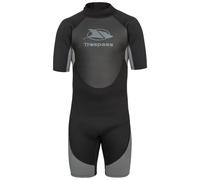 (M, Black) Trespass Mens Wetsuit Short Sleeved Neoprene Scuba