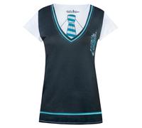 (M, Black/White) Harry Potter Womens/Ladies Slytherin Costume T-Shirt