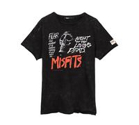 (M, Black/White) Misfits Unisex Adult Night Of The Living Dead T-Shirt