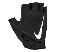 (M, Black/White) Nike Unisex Adult Essential Fingerless Swoosh Gym Fingerless Gloves