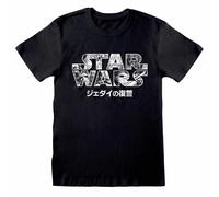 (M, Black/White) Star Wars Unisex Adult Manga T-Shirt