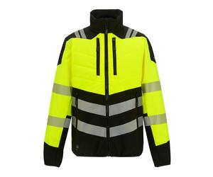 (M, Black/Yellow) Regatta Mens X-Pro Hi-Vis Hybrid Jacket