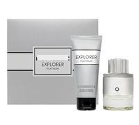 M BLANC Explorer Platinum EDP 60ml+ 100 ml Shower gel men mont + 7.5ml EDP x2