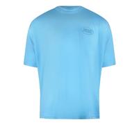 (M, Blue) Diesel Mens Monotone Logo Cotton T-Shirt