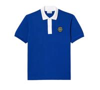 Lacoste Mens Badge Classic Polo Shirt - Blue - M - Blue