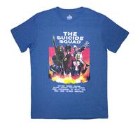 (M, Blue) Suicide Squad Movie Poster DC Comics T Shirt