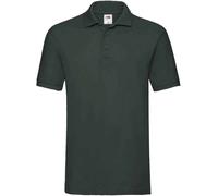 (M, Bottle) Fruit of the Loom Mens Premium Cotton Pique Polo Shirt