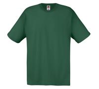Fruit of the Loom Mens Screen Stars Original Full Cut Short Sleeve T-Shirt (M) (Bottle Green)