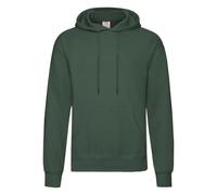 (M, Bottle Green) Fruit Of The Loom Unisex Adults Classic Hooded Sweatshirt