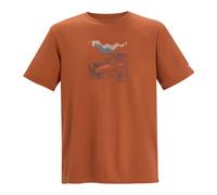 (M, Brick Red) Regatta Mens Fingal Boat T-Shirt