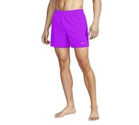 (M, Bright Violet) Nike Mens Embroidered Logo Regular Swim Shorts