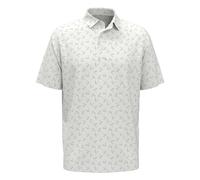 (M, Bright White) Callaway Unisex Adult Chev All-Over Print Polo Shirt