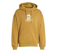 (M, Bronze) Adidas Unisex Adult Wabash Graphic Print Loose Fit Hoodie