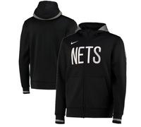 (M) Brooklyn Nets NBA Hoodie Men's Nike Thermaflex Zip Hoodie - New