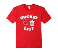 (M) Bucket List Golf Beer T Shirt Golfing Drinking Party Dad-Father's Day