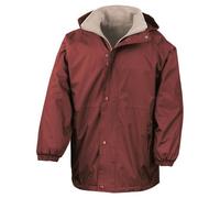 (M, Burgundy/Camel) Result Unisex Adult StormDri 4000 Reversible Jacket