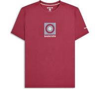 (M, Burgundy) Lambretta Mens Target Box Short Sleeve T-Shirt