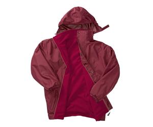(M, Burgundy) Result Mens StormDri 4000 Reversible Waterproof Jacket