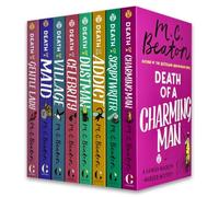 M.C. Beaton Hamish Macbeth Classic Mysteries 8 Books Collection Set (Death of a Charming Man, Death of a Scriptwriter, Death of an Addict, Dustman, Celebrity, Village, Maid, Gentle Lady)