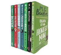 M C Beaton Hamish Macbeth Series Collection 7 Books Set (SERIES 1) (Death of a Green-Eyed Monster, Death of a Witch, Death of a Valentine, Death of a Sweep, Death of a Policeman & MORE!)