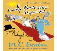 M.C. Beaton Lady Fortescue Steps Out Paperback Book M.C. Beaton Multicolor