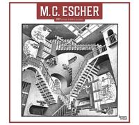 M.C. Escher Official 2027 12 X 24 Inch (Hanging) Monthly Square Wall Calendar Plastic-Free