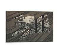 M.C. Escher Puddle Wall Art Poster (2) Canvas Poster Wall Art Picture Prints Hanging Photo Decor Home Posters Artworks 24x36inch(60x90cm)