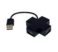 M.C.L MCL USB2-MX104/N USB 2.0 4 Port Hub - Black