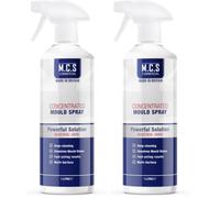 M.C.S Commercial - Concentrated Mould Spray 1 Litre - Professional Black Mould & Mildew Remover for Walls, Tiles, Grout & Bathrooms - Industrial Strength - Foaming Trigger - Fast-Acting Cleaner