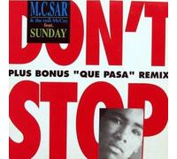 M.C. Sar & The Real McCoy - Don't stop (1990) / Vinyl single [Vinyl-Single 7'']