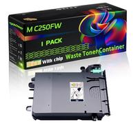 M C250FW Compatible for Ricoh Waste Toner Container with Chip Aficio SPC232SF Aficio SPC240dn Aficio SPC240sf M C250FW M C250FWB P C300W P Printers (1 Pack Black)