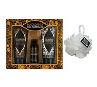 M@cadamia Oil Extract Shampoo And Conditioner,3pc,Gift Set for Him And Her All Occasions With Free Beauty Body Puff(Any Colour)