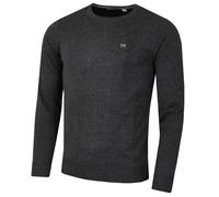 (M, Charcoal) Calvin Klein Mens 2022 Crew Neck Cotton Breathable Golf Sweater