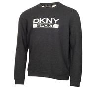 (M, Charcoal Marl) DKNY Mens 2021 South Street Breathable Soft Feel Jersey Crew Neck Sweater