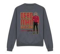 (M, Charcoal) Star Trek Unisex Adult Dead Man Walking Sweatshirt