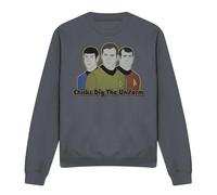 (M, Charcoal) Star Trek Unisex Adult Dig It Sweatshirt