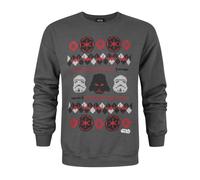 Star Wars Mens Darth Vader Fair Isle Christmas Sweater
