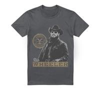 (M, Charcoal) Yellowstone Mens Rip Wheeler T-Shirt