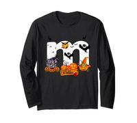 M Chocolate Candy Halloween Team Costume Funny Party Long Sleeve T-Shirt
