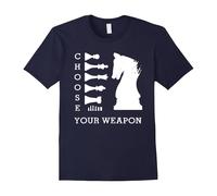 (M) Choose Your Weapon Chess Lover Gift Tee Chess Shirt T Shirts-Father's Day
