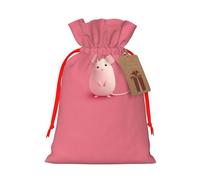 M Christmas Bags - The little mouse who made a mistake Print Holiday Drawstring Gift Pouches for Xmas, Birthday, Wedding & Party Favors