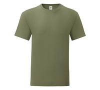 (M, Classic Olive Green) Fruit Of The Loom Mens Iconic T-Shirt