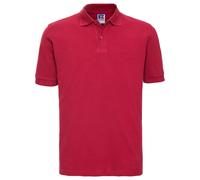 (M, Classic Red) Russell Mens Classic Cotton Pique Polo Shirt