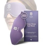 M-Club Deep Sleep Eye Mask - Soft, Breathable Sleep Mask with 100% Light Blocking - Lightweight Design for Comfortable Sleeping, Relieves Eye Pressure, Perfect for Side Sleepers, Long Lashes & Travel