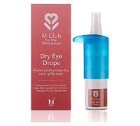 M-Club Eye Drops for Dry Eyes 0.3%, 10ml - Preservative Free Eyedrops for Menopause Dry Eye Relief - Gently Calms Itchy, Sore Eyes - Contact Lens Friendly with 0.3% Sodium Hyaluronate